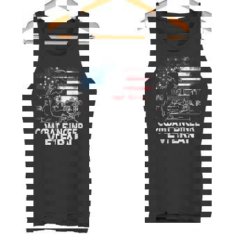 Combat Engineer Veteran Engineering Veteran's Day Tank Top | Mazezy