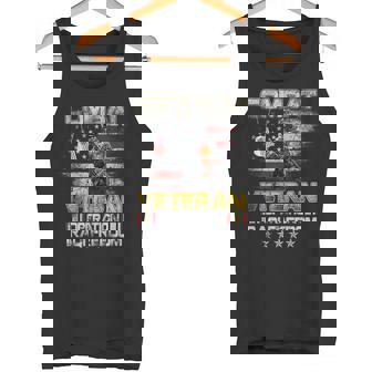 Combat Veteran Operation Iraqi Freedom Vintage Flag Soldiers Tank Top Tank Top | Mazezy