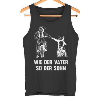 Como El Padre Así El Hijo Motocross Motoocross Enduro Día Del Padre Camiseta sin mangas - Regaloses