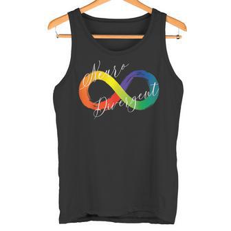 Conciencia Del Autismo Del Espectro Delímbolo Del Infinito Neuro Divergente Camiseta sin mangas - Regaloses