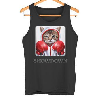 Confrontación El Lindo Gato Boxeador Perfecto Para Los In Mangas Camiseta sin mangas - Regaloses