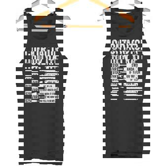 Contractor Hourly Rate Handyman Repairman Construction Tank Top | Mazezy