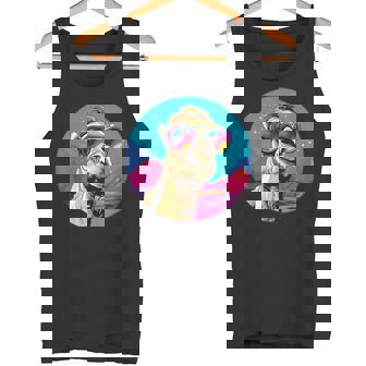 Cool Camel En Gafas Deol Con Montañas Camiseta sin mangas - Regaloses