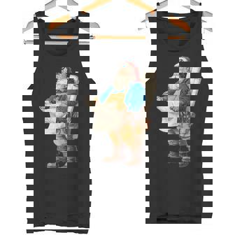 Cool Draft Santa Claus Costume For Architect And Christmas Tank Top | Mazezy