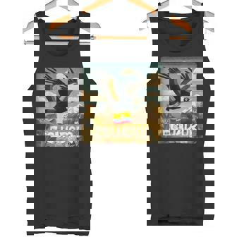 Cool Ecuador Graphic Costume With Bird And Patriotic Flag Tank Top | Mazezy