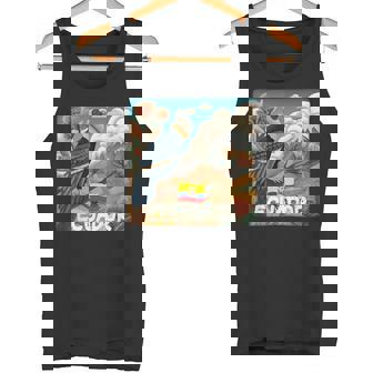 Cool Ecuador Nature View With Bird And Mountains Tank Top | Mazezy