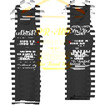 Cool Family '26 Graduation Volleyball Player Sister In Law Tank Top | Mazezy