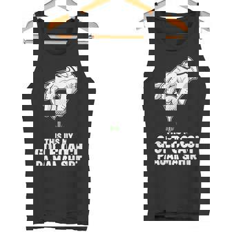 Cool Golf Coach Pajama Quote Vintage Golfer For Coaches Tank Top | Mazezy