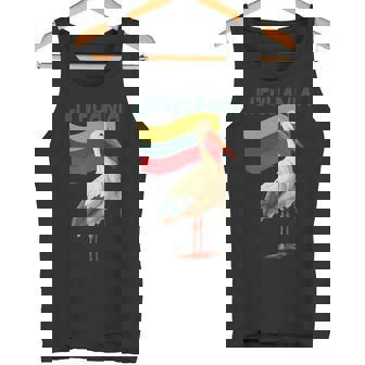 Cool Lithuania Stork In Patriotic Colors Costume Tank Top | Mazezy