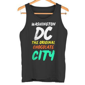 Cool Washington DC The Original Chocolate City Design Tank Top Tank Top - Monsterry