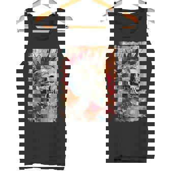 Cool Y2k Crâne De Motard Graffitiintage Horreur Punk Crâne Débardeur e - Cadeauxyz