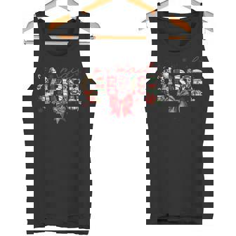 Coquette Bow Mail Carrier Christmas Mailman Postal Worker Tank Top | Mazezy