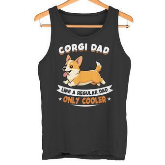 Corgi Dad Como Un Refrigerador Normalolo Para Papá Corgi Dog Camiseta sin mangas - Regaloses