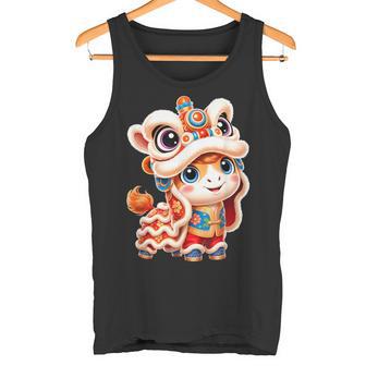 Costume De Danse Du Nouvel An Chinois Pour Cheval Et Lion Cny Débardeur e - Cadeauxyz