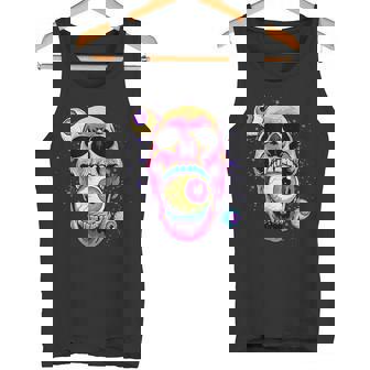 Crâne Gothique Pastel Mangeant Des Globes Oculaires Weirdcore Esthétique Gothique Débardeur e - Cadeauxyz