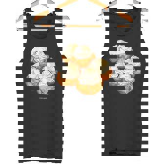 Cream Puffs In A Pop Art Style Tank Top | Mazezy