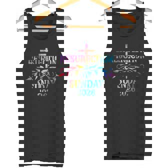 Croix Colorée De Pâques Du Dimanche De La Résurrection 2026 Débardeur e - Cadeauxyz