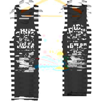 Cruising Into New Year 2026 Match Family Vacation Cruise Tank Top | Mazezy
