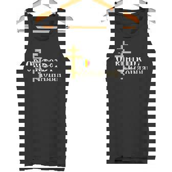 Cruz Rumana Cristiana Ortodoxa Camiseta sin mangas - Regaloses