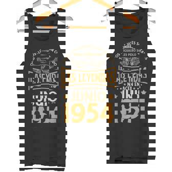 Cumpleaños Hombre Regalos Las Leyendas Junio 1954 Camiseta sin mangas - Regaloses