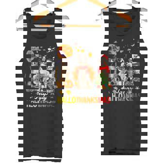 Cute Australian Shepherd Happy Hallothanksmas Xmas Tank Top Tank Top | Mazezy