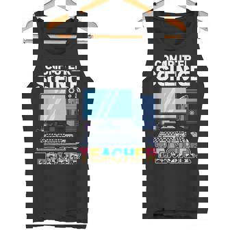 Cute Computer Science Teacher Leopard Appreciation Tank Top | Mazezy