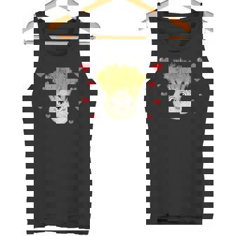 Cute Fennel Valentines Day Vegetable Lover Hearts Tank Top Tank Top | Mazezy