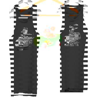 Cute Mouse Racer In Cucumber Soap Car Box Tank Top Tank Top | Mazezy