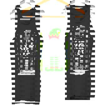 Cute Snowy Xmas Skier Elf Matching Family Christmas Costume Tank Top Tank Top | Mazezy