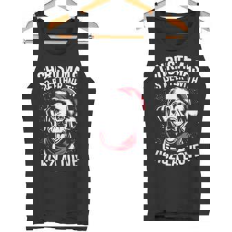 Cute Xmas Puppy Dog Christmas Is Better With Vizsla Love Tank Top | Mazezy