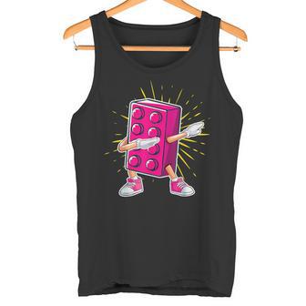 Dab Dabbing Brick Baumeister Block Baustein Tank Top - Seseable