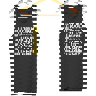 DAD The Man The Myth The Legend Vintage Proud Daddy Husband Tank Top | Mazezy