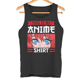 Das Ist Mein Anime Anime Tank Top - Geschenkecke