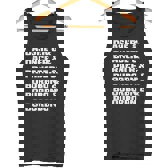 Dasher Dancer Prancer And Bourbon Christmas Holiday Tank Top | Mazezy