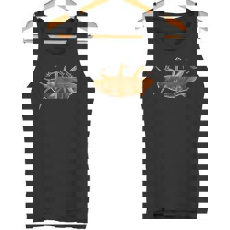 Dead Cockroach On Back With Tongue Hanging Out Tank Top | Mazezy