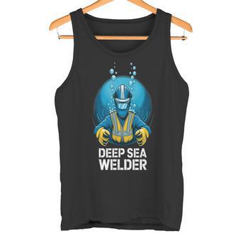 Deep Sea Welder Extreme Underwater Job Ocean Diver Life Tank Top | Mazezy