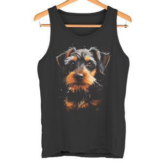 Deutscher Jagdterrier Welpe Hund Tank Top - Geschenkecke