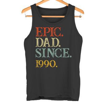 Día Del Padre Epic Dad Desde 1990 Nietos Papá Abuelo Grande Camiseta sin mangas - Regaloses