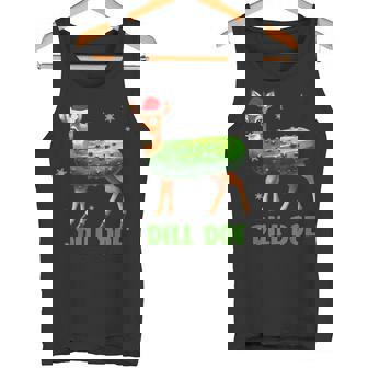 Dill Doe Deer Redneck Adult Humor Inappropriate Pickle Tank Top | Mazezy