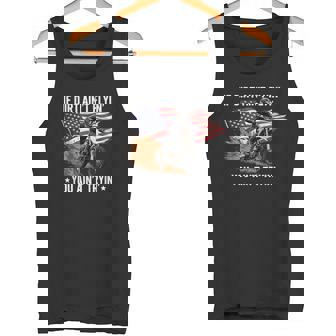 If Dirt Ain't Flyin You Ain't Tryin' USA Dirtbike Motocross Tank Top | Mazezy