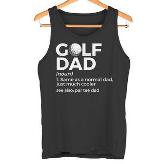 Divertente Golf Dad Definizione Golf Per Golfers Par Dad Canotta - Novitaregali