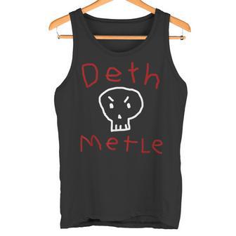 Divertida Camisa Death Metal Humor Irónico Yarcástico Gótico Camiseta sin mangas - Regaloses