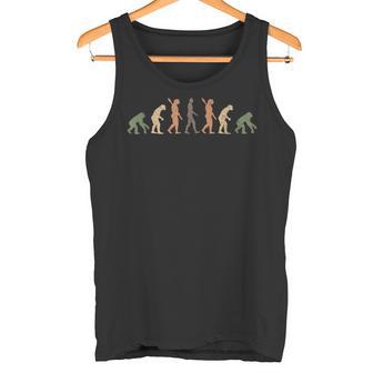 Divertida Evolución Del Hombre Al Mono Camiseta sin mangas - Regaloses