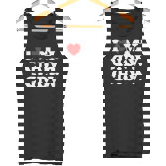 Dog I Love My Chow Chow Chow タンクトップ - Kawaiitshirt