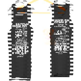 Dog Owner Pet Lover Time With German Wirehaired Pointer Tank Top | Mazezy