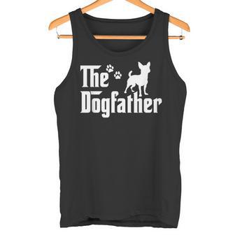 The Dogfather Para El Día Del Padre Regalo Para Papá Amante De Los Perros Chihuahua Camiseta sin mangas - Regaloses