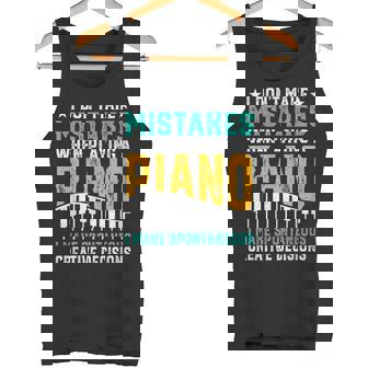 I Don't Make Mistakes When Playing A Piano タンクトップ - Kawaiitshirt