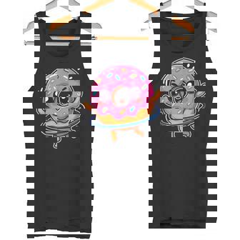 Donut Hula Hooping Cute Kawaii Dessert Lover Tank Top Tank Top | Mazezy