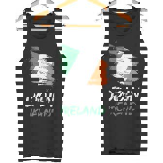 Doolin Ireland Splatter Flag Trip Vacation Souvenir Tank Top | Mazezy