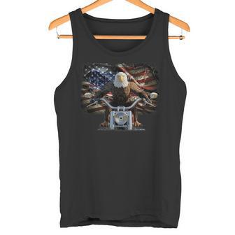 Drapeau Américain Aigle Équitation Moto Motard Usa Patriot Débardeur e - Cadeauxyz